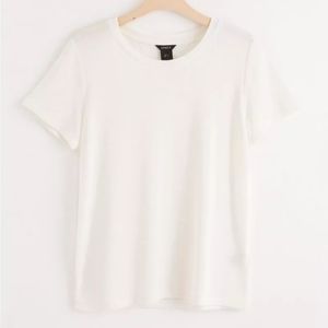Lindex Short Sleeve Top in Light White 🆕️